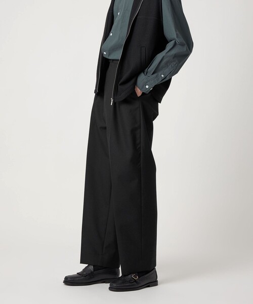 セール】＜Steven Alan＞ ウール オックスフォード イン ツープリーツ