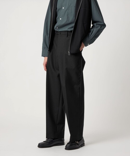 セール】＜Steven Alan＞ ウール オックスフォード イン ツープリーツ