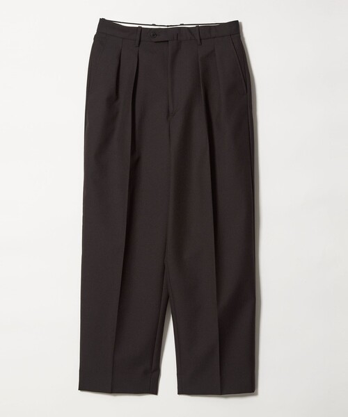 Steven Alan＞ ウール オックスフォード イン ツープリーツ ドレス