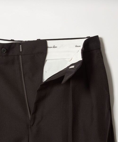 Steven Alan＞ ウール オックスフォード イン ツープリーツ ドレス