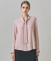 ICB（アイシービー）の「BackSatinAmunzen 配色ボウタイブラウス（シャツ/ブラウス）」