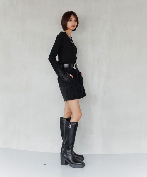 PAGEBOY(ページボーイ)の「<自宅で洗える!>ハイショクレイヤードスリーブ/ニット(ニット/セーター・レディース・オフホワイト/ブラック/グリーン系その他/レッド系その他/ブラウン・FREE)」の11枚目の写真