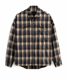 【STAMPD】CHERUB PLAID BUTTONDOWN / スレートプレイド [SLA-