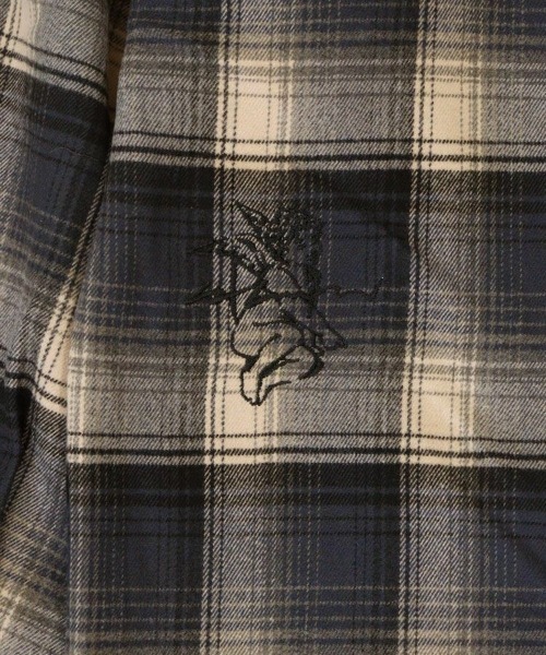 STAMPD（スタンプド）の「【STAMPD】CHERUB PLAID BUTTONDOWN / スレートプレイド [SLA-（Tシャツ/カットソー・メンズ・ブラウン系その他・M）」の8枚目の写真