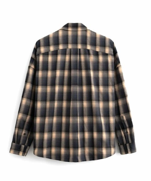 STAMPD（スタンプド）の「【STAMPD】CHERUB PLAID BUTTONDOWN / スレートプレイド [SLA-（Tシャツ/カットソー・メンズ・ブラウン系その他・M）」の3枚目の写真