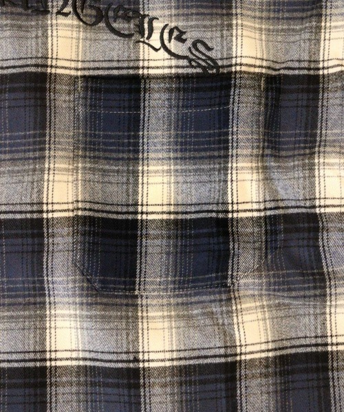 STAMPD（スタンプド）の「【STAMPD】CHERUB PLAID BUTTONDOWN / スレートプレイド [SLA-（Tシャツ/カットソー・メンズ・ブラウン系その他・M）」の9枚目の写真