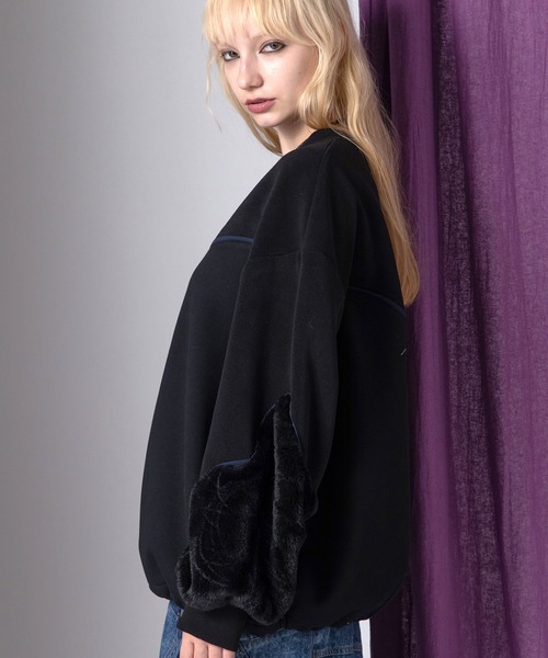 AULA AILA(アウラアイラ)の「ウエスタンディテールプルオーバー(スウェット・レディース・チャコールグレー/ブラウン/ブラック・0)」の18枚目の写真