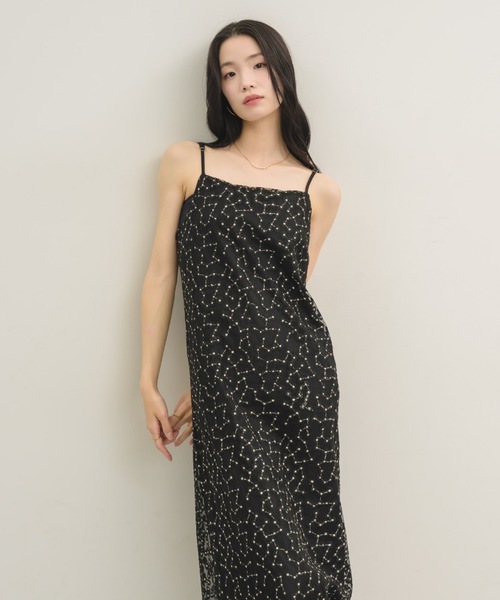 NEUNA（ヌナ）の「フラワージャガードキャミワンピース（ワンピース・レディース・ブラック/アイボリー・FREE）」の19枚目の写真