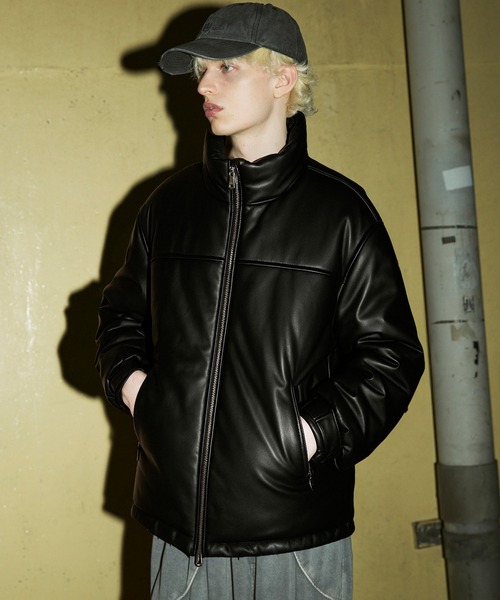 UNISEX》Sheep Leather Down Jacket/シープレザーダウンジャケット