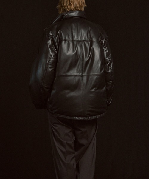 UNISEX》Sheep Leather Down Jacket/シープレザーダウンジャケット