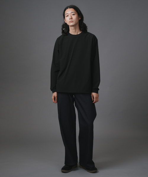 B.C STOCK（ベーセーストック）の「〈Breeze Func〉クルーネックプルオーバー（Tシャツ/カットソー・メンズ・ブラック/チャコールグレー/ネイビー・MEDIUM/LARGE）」の20枚目の写真