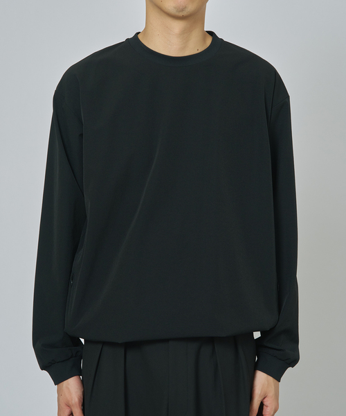 B.C STOCK（ベーセーストック）の「〈Breeze Func〉クルーネックプルオーバー（Tシャツ/カットソー・メンズ・ブラック/チャコールグレー/ネイビー・MEDIUM/LARGE）」の6枚目の写真