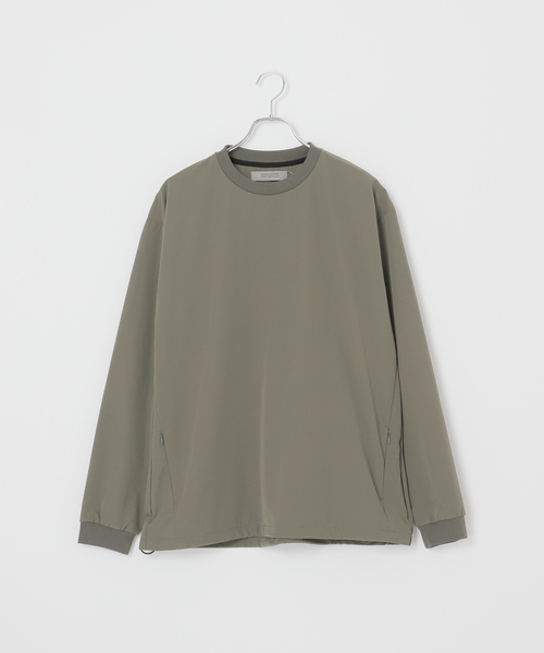 B.C STOCK（ベーセーストック）の「〈Breeze Func〉クルーネックプルオーバー（Tシャツ/カットソー・メンズ・ブラック/チャコールグレー/ネイビー・MEDIUM/LARGE）」の16枚目の写真