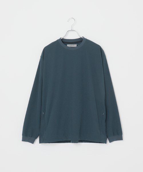 B.C STOCK（ベーセーストック）の「〈Breeze Func〉クルーネックプルオーバー（Tシャツ/カットソー・メンズ・ブラック/チャコールグレー/ネイビー・MEDIUM/LARGE）」の18枚目の写真