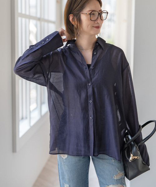 24ss 08sircs レーヨンシャツ 08sircus (ゼロエイトサーカス) R/Co kagozome shirt / レーヨン