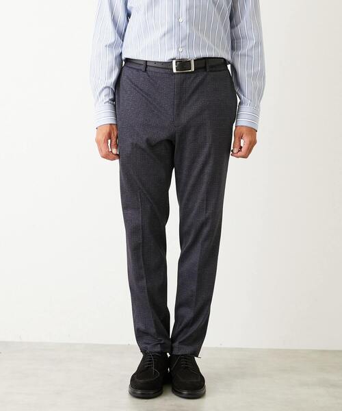 MEN'S MELROSE（メンズメルローズ）の「プリントテックジャージ コンフォートパンツ(セットアップ可)（スラックス・メンズ・ネイビー/グレー・3/5/4/2）」の22枚目の写真