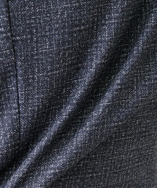 MEN'S MELROSE（メンズメルローズ）の「プリントテックジャージ コンフォートパンツ(セットアップ可)（スラックス・メンズ・ネイビー/グレー・3/5/4/2）」の6枚目の写真