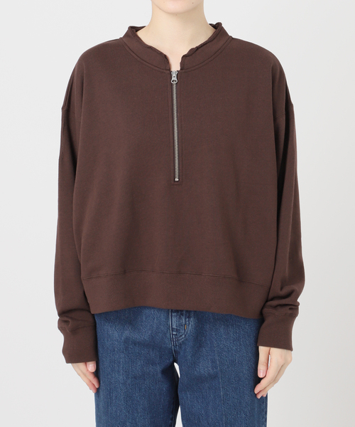 B.C STOCKフリースハーフジップ フリースハーフジップ 裏毛 b.c プル