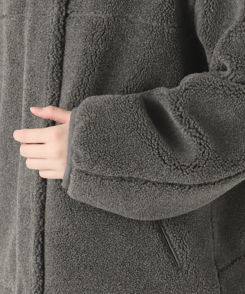 セール】≪一部カラーWEB限定 / 追加≫ウールボアスタンドブルゾン