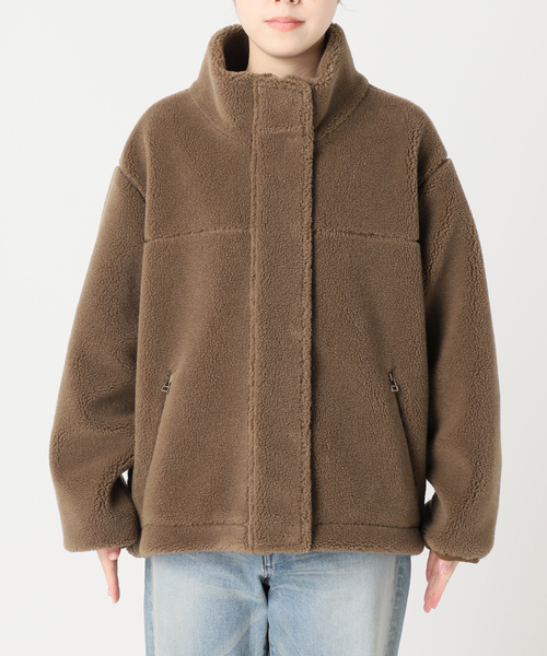 ≪一部カラーWEB限定 / 追加≫ウールボアスタンドブルゾン