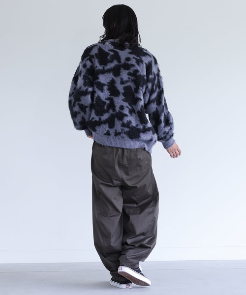 MDR（エムディアール）の「立体カーブ切替 ワイドカーゴパンツ（カーゴパンツ・メンズ・カーキ/ブラック・L/M）」の19枚目の写真