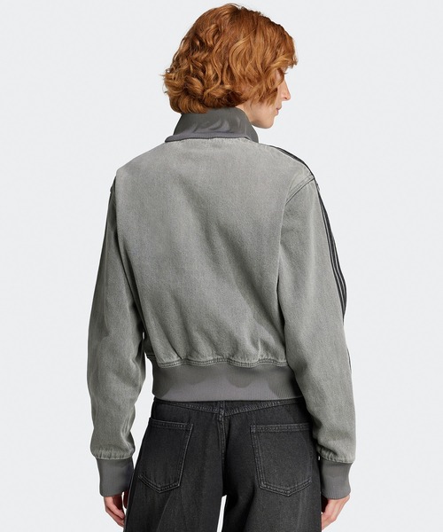 adidas ダークグレー デニム ジャケット adidas originals アディダスオリジナルス アディレニウム