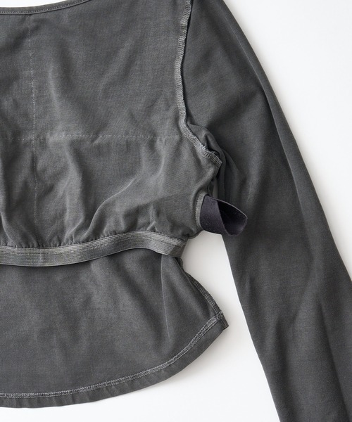 ROXY(ロキシー)の「IRREGULAR /ロキシーバックオープンデザインカップ付きタイトシルエット長袖ロンT(Tシャツ/カットソー・レディース・ブラウン/ナチュラル/ブラック・LARGE/MEDIUM/SMALL)」の10枚目の写真