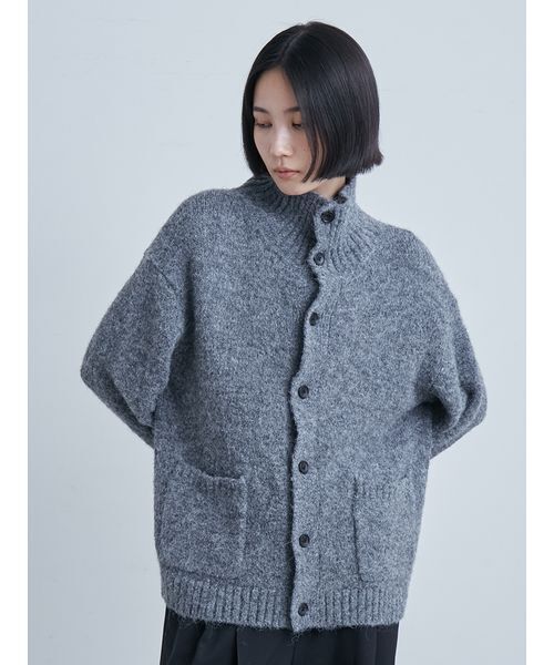 W/NYシャギーニットCD（カーディガン/ボレロ）｜MIESROHE（ミースロエ