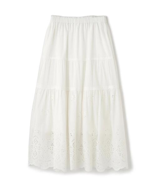 FREE'S MART（フリーズマート）の「◆エンブロイダリーティアードスカート（スカート・レディース・ブラック/ホワイト・SMALL/MEDIUM）」の15枚目の写真