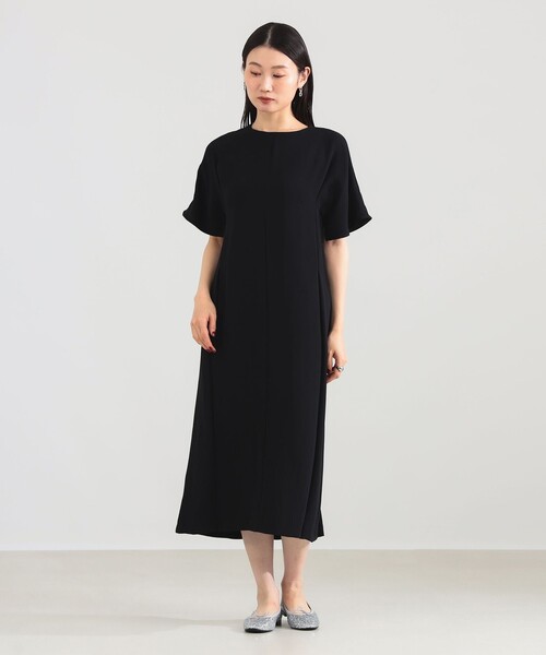 Demi-Luxe BEAMS（デミルクス ビームス）の「【12/4値下げ】スクエアスリーブ ワンピース（ワンピース・レディース・ブラック/グリーン系その他5・36/38）」の8枚目の写真