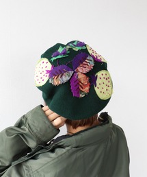 Three Four Time（スリーフォータイム）の「【ばら色の帽子】イチゴベレー（ハンチング/ベレー帽）」