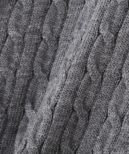 PROPORTION BODY DRESSING（プロポーションボディドレッシング）の「＜ハンドウォッシャブル＞袖釦ミニケーブルニット / 1215270905（ニット/セーター・レディース・ネイビー/ホワイト/レッド/グレー系その他・FREE）」の18枚目の写真