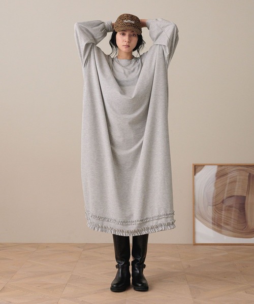 LOWRYS FARM（ローリーズファーム）の「ベルトツキロングブーツ 595575（ブーツ・レディース・ブラウン/ブラック・MEDIUM/LARGE）」の11枚目の写真