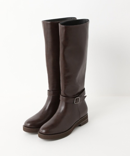 LOWRYS FARM（ローリーズファーム）の「ベルトツキロングブーツ 595575（ブーツ・レディース・ブラウン/ブラック・MEDIUM/LARGE）」の15枚目の写真