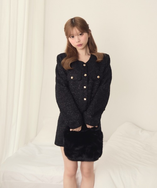 GREED♡ミックスツイードセットアップ GREED♡ミックスツイードセットアップ GREED♡ミックスツイード