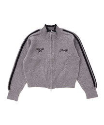 nexchic（ネクシック）の「ニットジップトラックジャケット(110~150cm)（ブルゾン）」