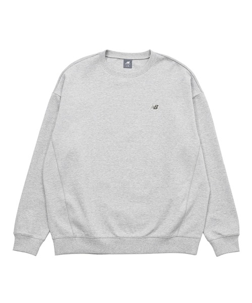 NEW BALANCE（ニューバランス）の「NB刺繍ダブルフェイスクルー（スウェット・メンズ・バーガンディー/ヘザーグレー/コバルトブルー/ダークグレー・MEDIUM/XX-LARGE/LARGE/X-LARGE/SMALL）」の17枚目の写真