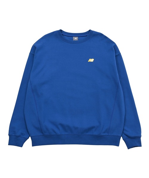 セール】NB刺繍ダブルフェイスクルー（スウェット）｜New Balance