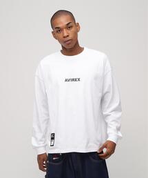 《WEB&DEPOT限定》CORE LOGO L/S T-SHIRT / コアロゴ 長袖Tシャツ / AVIREX / アヴィレックス