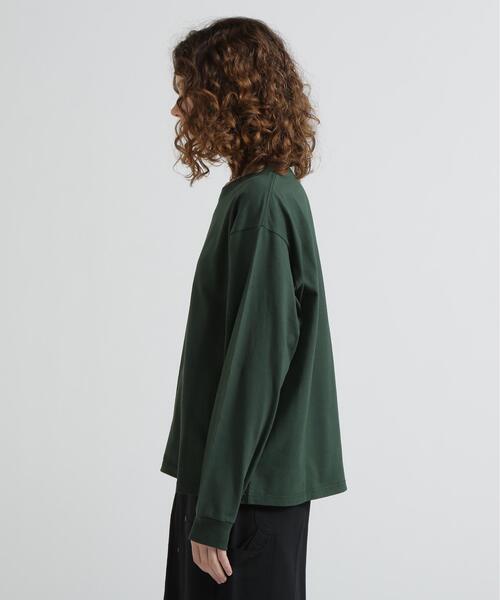 AVIREX（アヴィレックス）の「《WEB&DEPOT限定》CORE LOGO L/S T-SHIRT / コアロゴ 長袖Tシャツ / AVIREX / アヴィレックス（Tシャツ/カットソー・メンズ・ブラック/その他/ダークグリーン系/ホワイト系2・2XL/L/M/XL）」の14枚目の写真