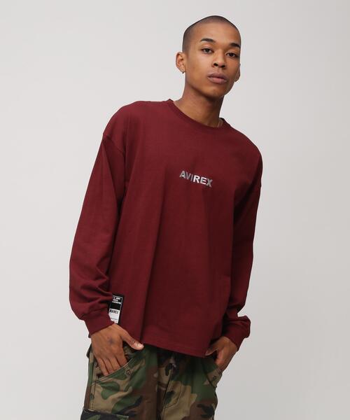AVIREX（アヴィレックス）の「《WEB&DEPOT限定》CORE LOGO L/S T-SHIRT / コアロゴ 長袖Tシャツ / AVIREX / アヴィレックス（Tシャツ/カットソー・メンズ・ブラック/その他/ダークグリーン系/ホワイト系2・2XL/L/M/XL）」の8枚目の写真