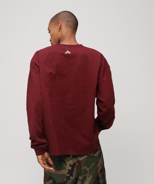 AVIREX（アヴィレックス）の「《WEB&DEPOT限定》CORE LOGO L/S T-SHIRT / コアロゴ 長袖Tシャツ / AVIREX / アヴィレックス（Tシャツ/カットソー・メンズ・ブラック/その他/ダークグリーン系/ホワイト系2・2XL/L/M/XL）」の7枚目の写真