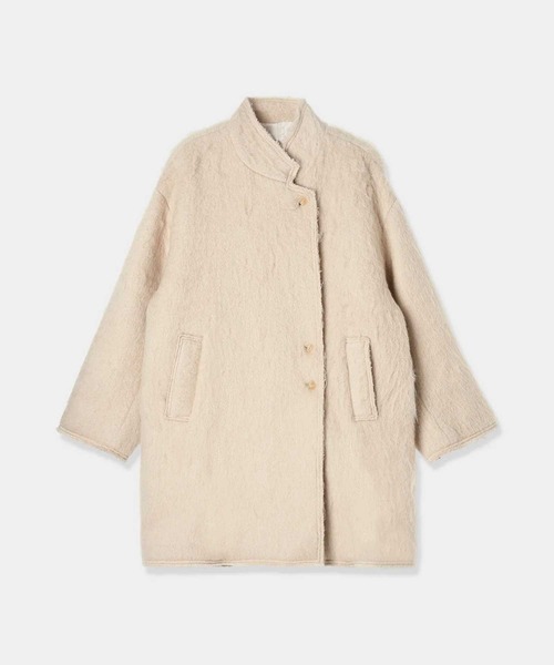 週末限定価格　【今季】louren shaggy half coat セール】【louren/ローレン】shaggy half coat/シャギーハーフコート