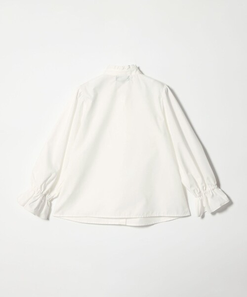 green label relaxing（グリーンレーベルリラクシング）の「スタンドカラー フリルリボン ブラウス/ キッズ 110cm-130cm（シャツ/ブラウス・キッズ・オフホワイト・130cm/120cm/110cm）」の13枚目の写真