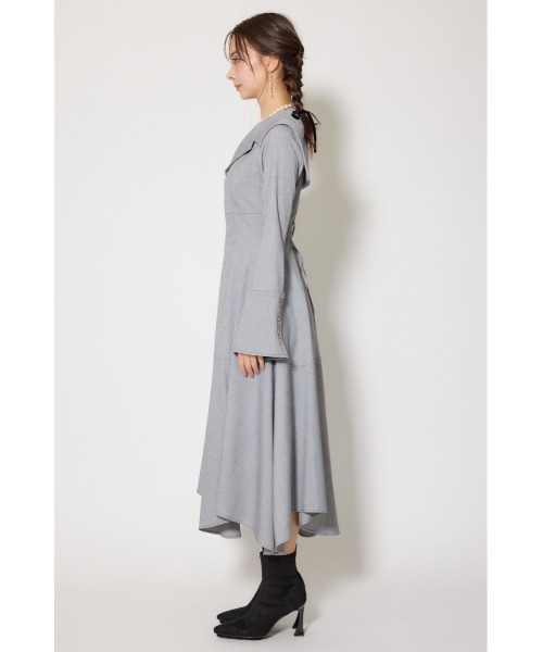 セーラーディティールフレアワンピース 秋服 冬服（ワンピース