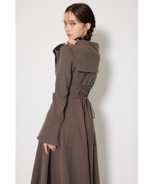 セーラーディティールフレアワンピース 秋服 冬服（ワンピース