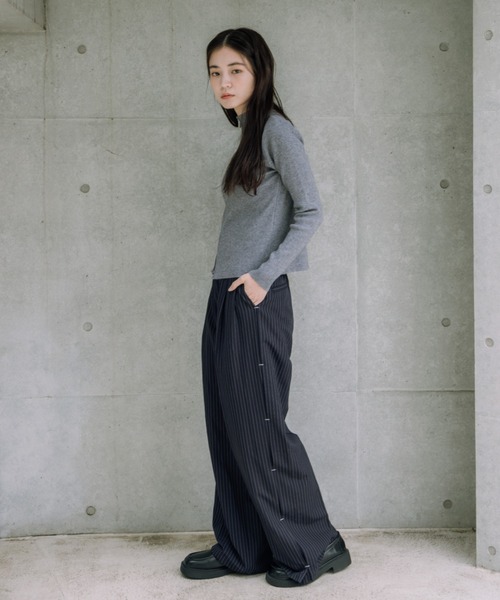 セール】double zip knit/ダブルジップニット（ニット/セーター