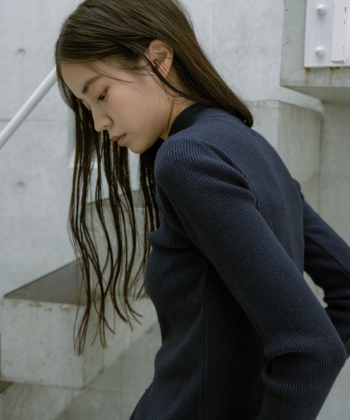 セール】double zip knit/ダブルジップニット（ニット/セーター