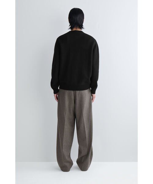 cos ボイルドウール クルーネック セーター ブラック XL cos ボイルドウール クルーネック セーター ブラック XL BOILED-WOOL