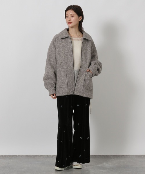 LAKOLE（ラコレ）の「ブークレZIPブルゾン / 496604（ブルゾン・レディース・チェック/ブラック/グレー・FREE）」の11枚目の写真